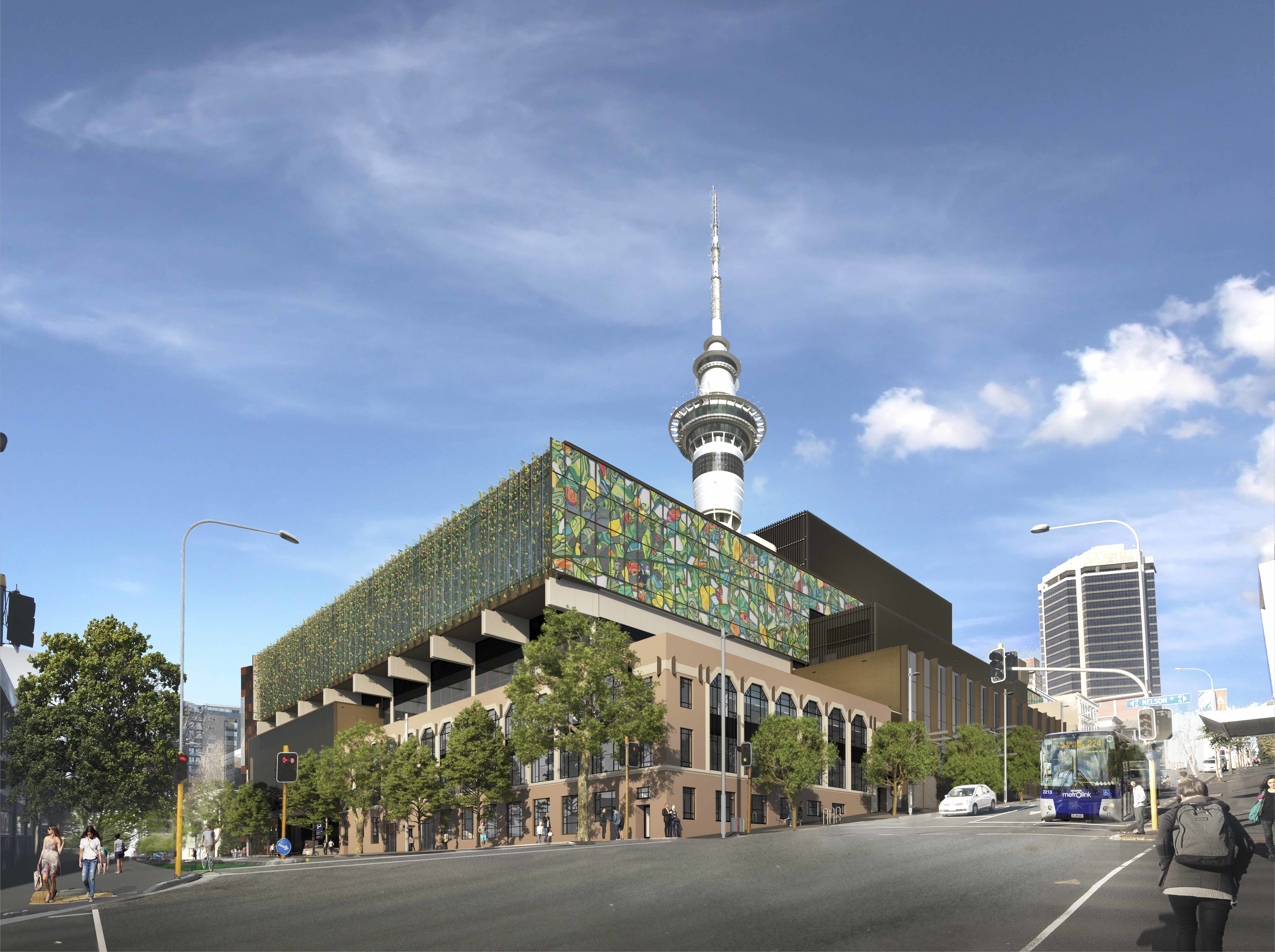 New Zealand artists’ work to cover exterior of New Zealand International Convention Centre