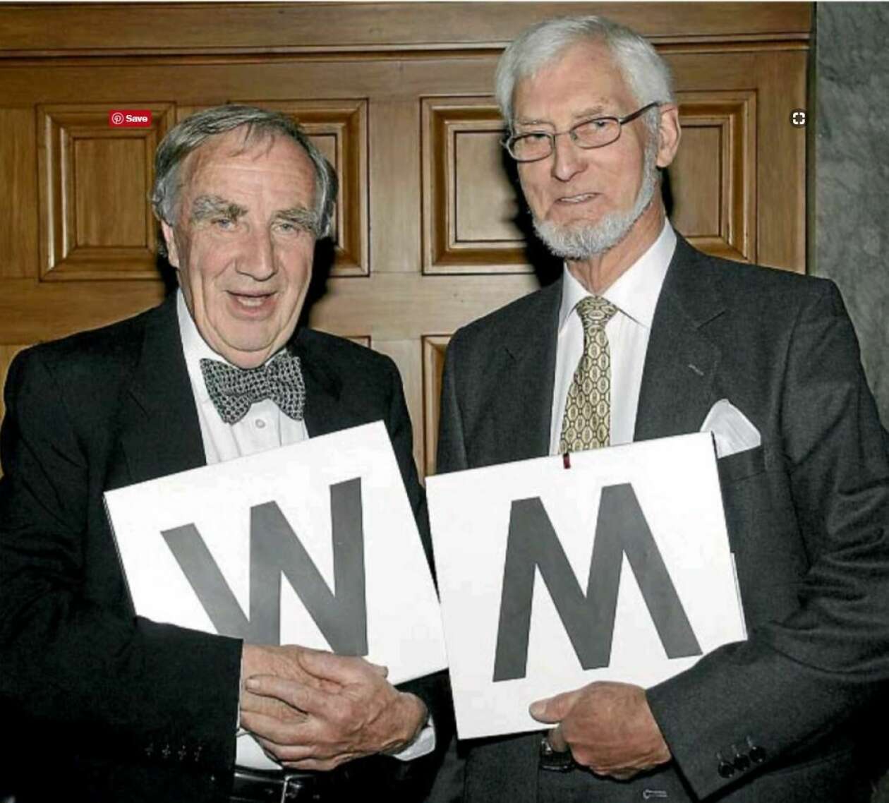 Sir Miles Warren and Maurice Mahoney